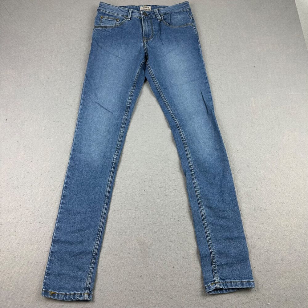 Pull & Bear Super Skinny Jeans Men's EUR 38‎ Mex 30 Medium Wash Blue Stretch
